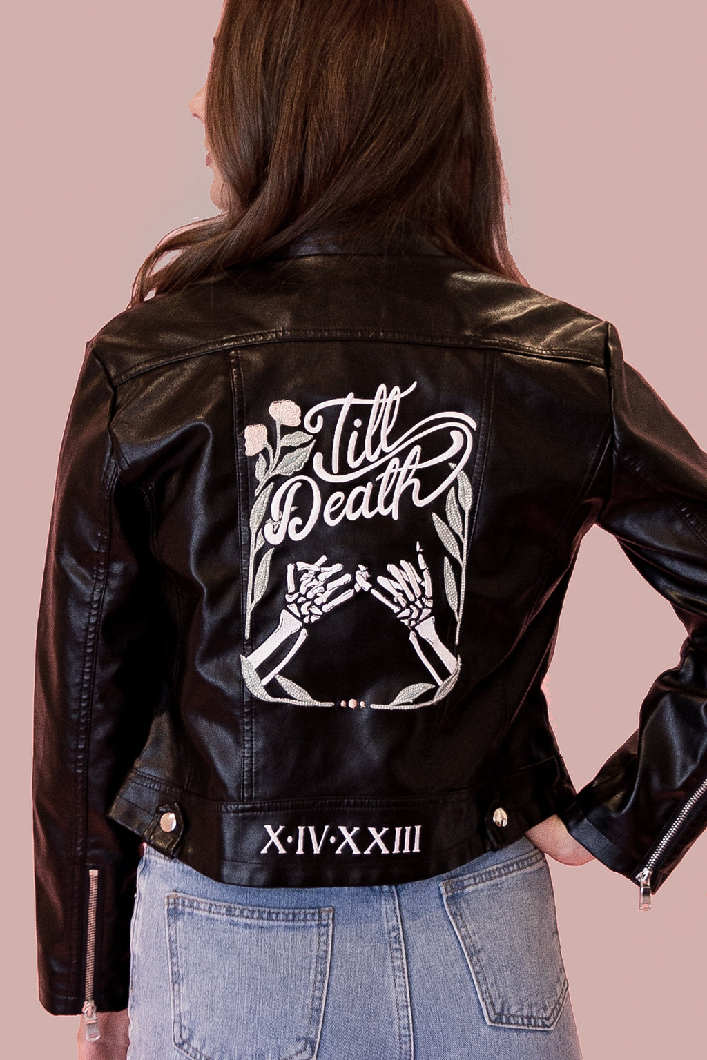 Till Death Leather Jacket for Bride – Something New Bridal Box