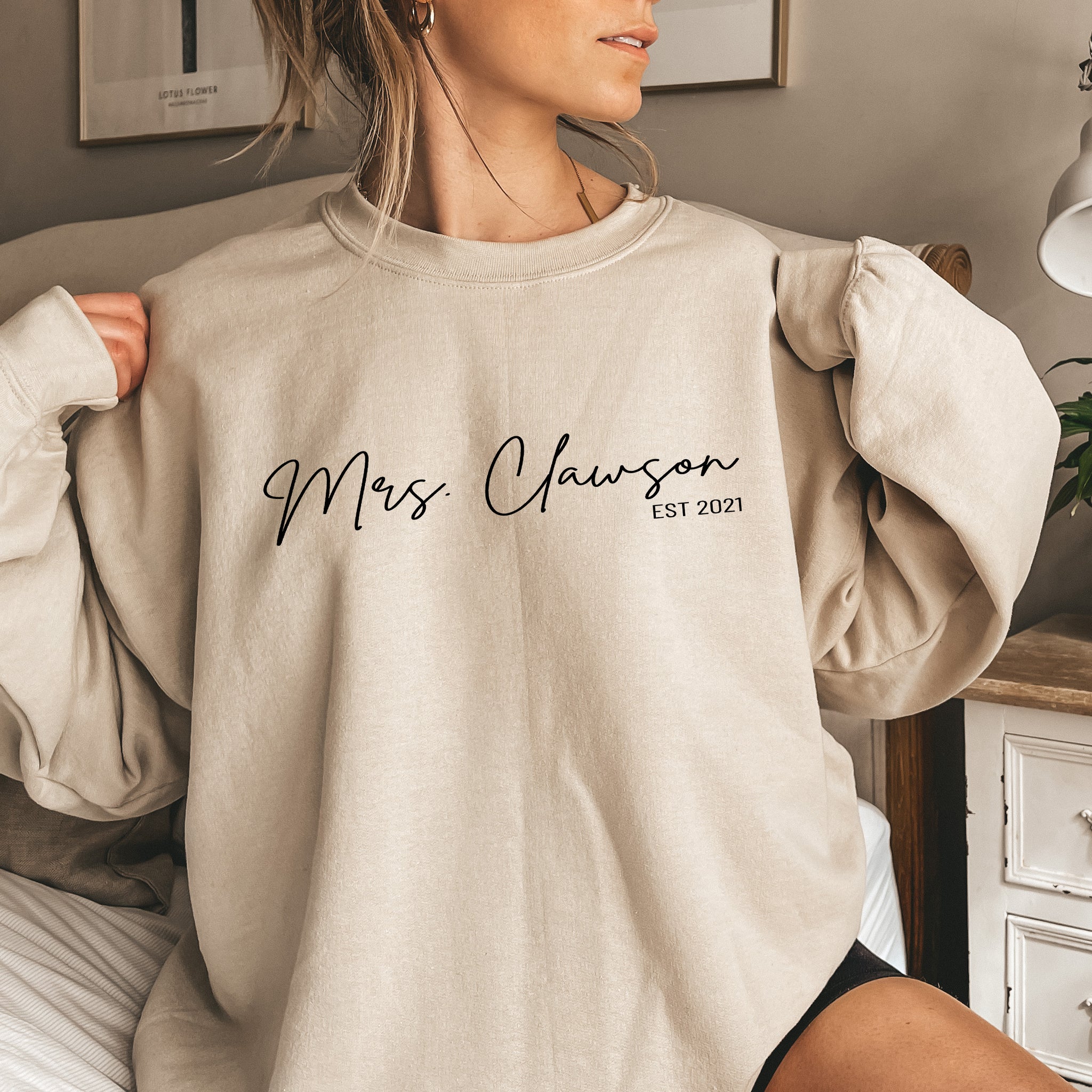 Custom Mrs. Sweatshirt