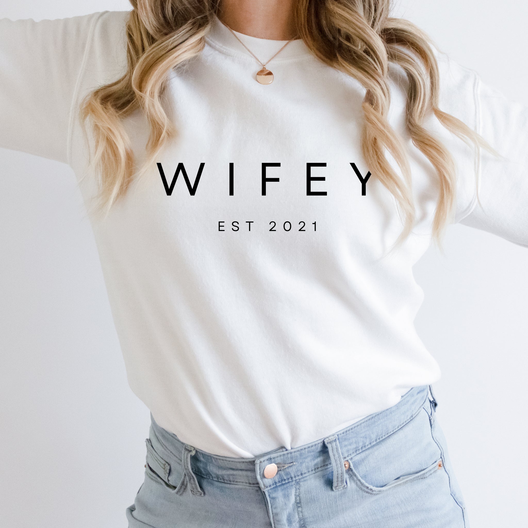 Custom Wifey Sweatshirt