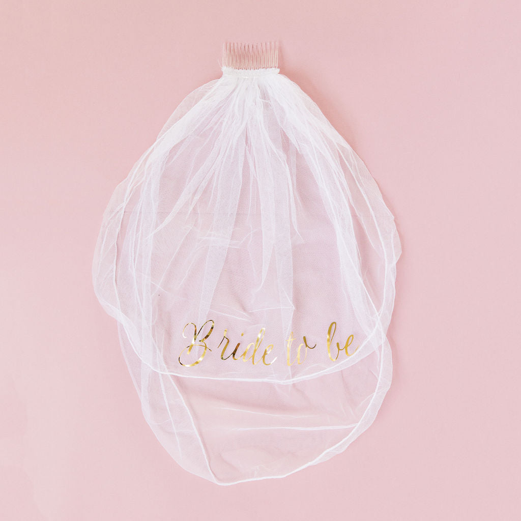 “Bride to be” Party Veil