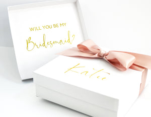 Pampered Bridesmaid Proposal Box
