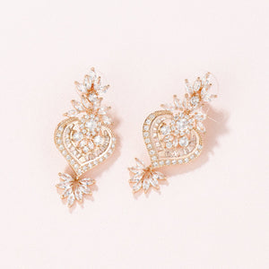 Marigold CZ Drop Earrings