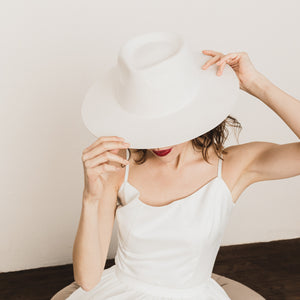 Wool Bridal Hat - Atlas